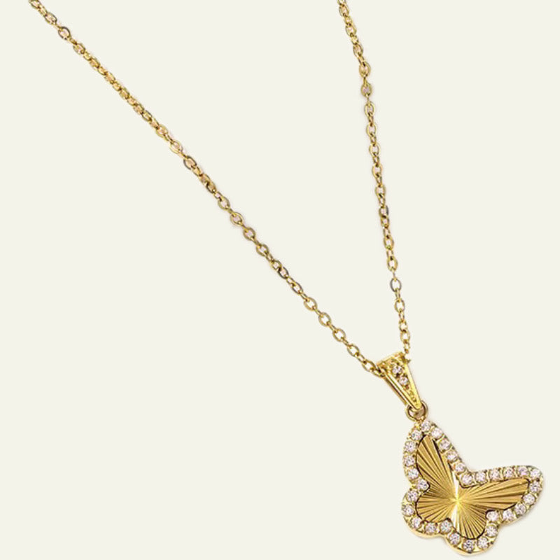 18K Gold Plated Stainless Steel Waterproof Necklace