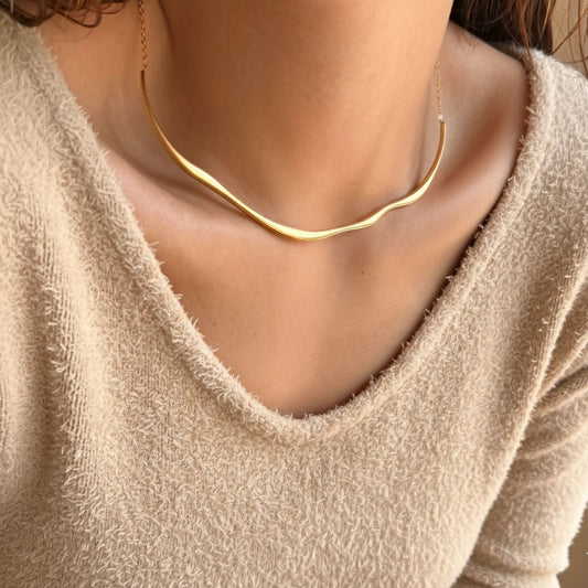 Amore Lungo Necklace - Waterproof 18k Gold Plated Chain Necklace