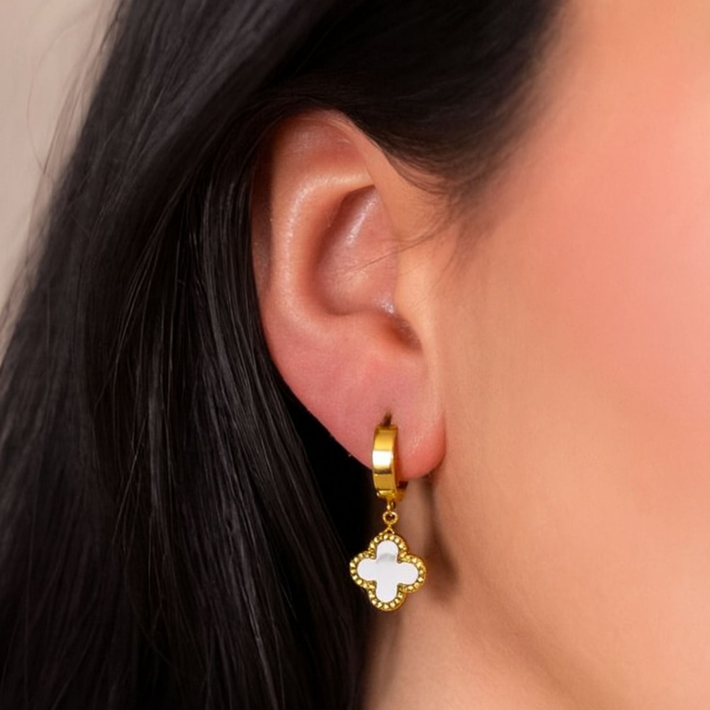 ELENA Gold Earrings - Waterproof 18k Gold Plated Stainless Steel