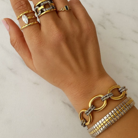 Golden Link Harmony Bracelet