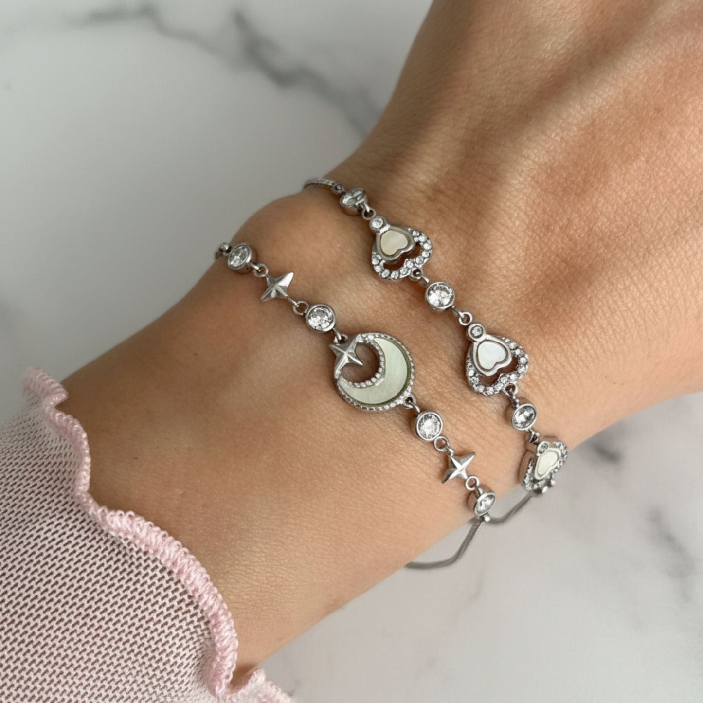 Luce Di Luna Bracelet - Waterproof 18k Gold Plated Moonlight Bracelet