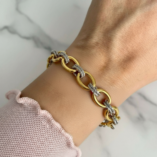 Golden Link Harmony Bracelet