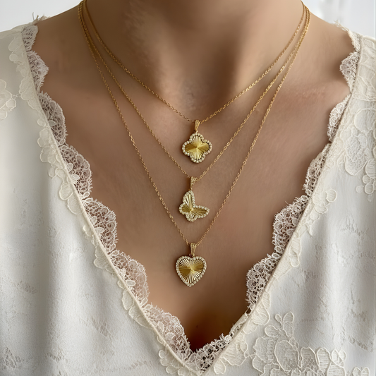 18K Gold Plated Stainless Steel Waterproof Necklace