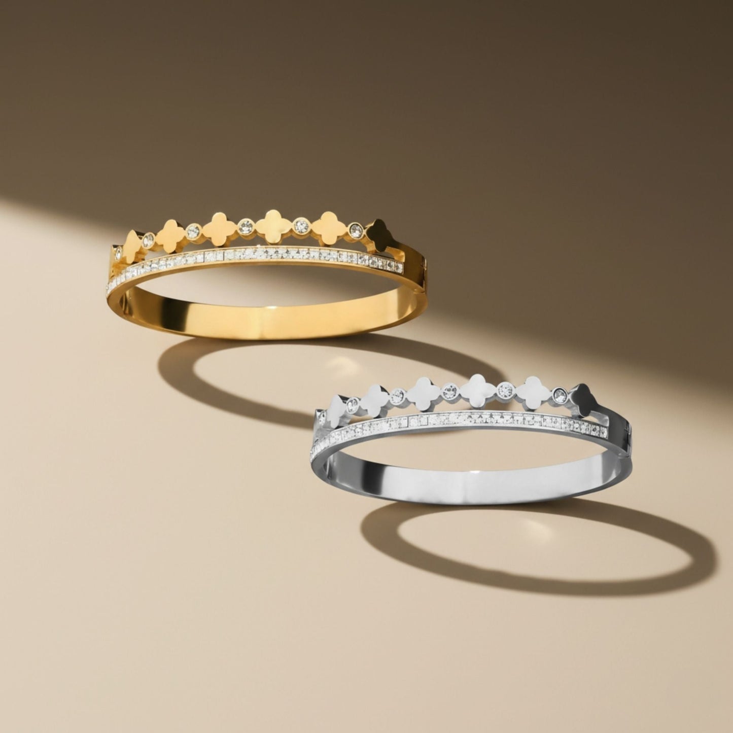 LANA Gold Bracelet - Waterproof 18k Gold Plated Stainless Steel Bangle